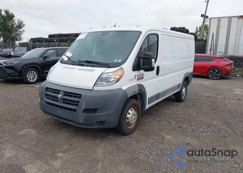 2016 Ram Promaster 1500 Low Roof из США, поврежденный, VIN 3C6TRVAG6GE115061